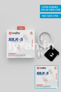 Walta Silk-5 Fast Charging Data Cable (45W)
